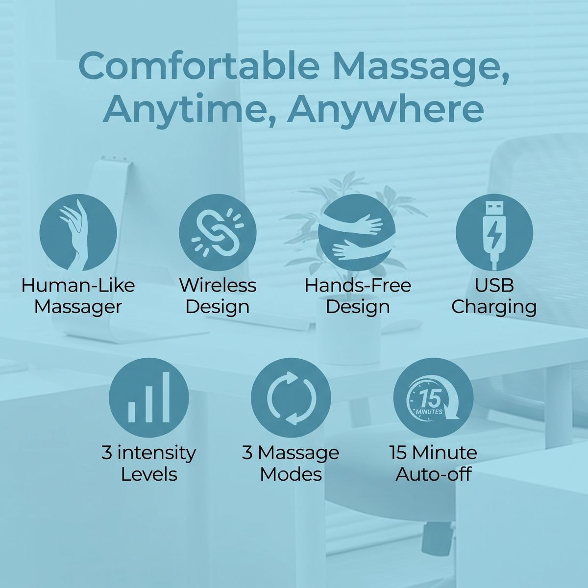 Medi Relief Deep Tissue Neck Massager [Limited time Offer ONLY Buy One Neck Massager Get One 16-Roller Massager For Free Ends 31 AUG]