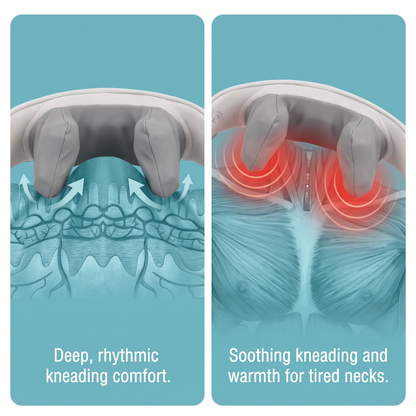 Medi Relief Deep Tissue Neck Massager [Limited time Offer ONLY Buy One Neck Massager Get One 16-Roller Massager For Free Ends 31 AUG]